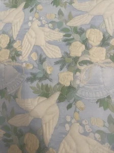 Vintage Gibson Wickelpapier - weiße Tauben - Hochzeitsglocken - Bild 1 von 3