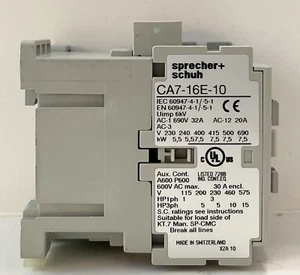 Speaker Schuh CA7-16E-10-24VDC Contattore - Foto 1 di 8