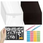 12Pcs Clear Stamp and Die Storage Bag with 12Pcs Rubber Magnetic Sheets,7744