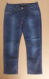 ANGELS DAMEN 7/8 JEANS HOSE GR.44 STRETCH MODELL ORNELLA DUNKEL BLAU - Bild 1 von 8