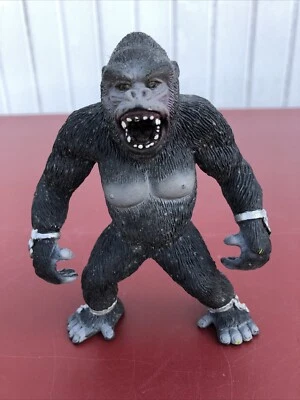 2005 Toy Major Trading Co. King Kong Gorilla Ape Black & Gray Color 10” Rubber - Image 1 of 4