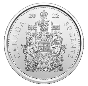 Canada 2022 Canadian 50 Cent Half Dollar Coin Uncirculated - Picture 1 of 2
