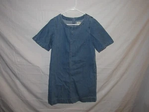 J. Crew Women's Blue Short Sleeve Denin Jean Dress Size 6 NWT - Picture 1 of 4