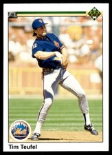1990 Upper Deck #492 Tim Teufel New York Mets