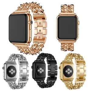 Apple Watch Band Stainless Steel Strap For Apple Watch Series 6/5/4/3/2/1 - Picture 1 of 14