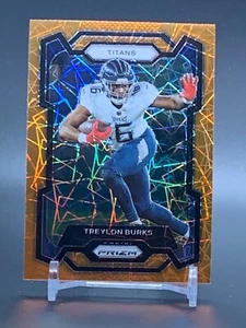 2023 Panini Prizm Naranja Láser Prizm #291 TREYLON BURKS Tennessee Titans - Imagen 1 de 2