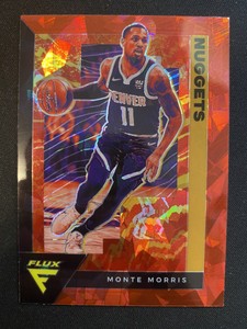 2020-21 Panini Flux - Red Cracked Ice #48 Monte Morris