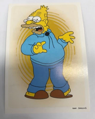 1999 PANINI THE SIMPSONS SPRINGFIELD COLLECTABLE STICKERS COLLECTION #54 - Image 1 of 2