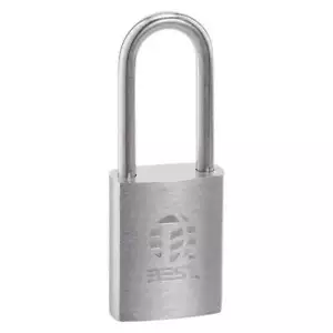 BEST 41B772L Padlock, 7/8 in,Rectangle,Silver 45CK43 - Picture 1 of 2