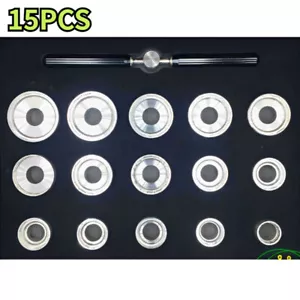 Watch Case Opening Dies 15PCS BRL Removal Caseback F/ Watchmaker Stainless Steel - Picture 1 of 6