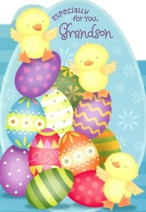 Especially For You Grandson - Juvenile - Easter Greeting Card - 23093 - Picture 1 of 2