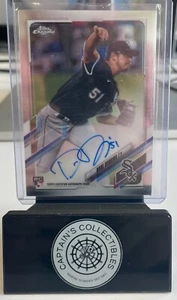 2021 Topps Chrome Baseball Dane Dunning Rookie Auto #RA-DD - Picture 1 of 2