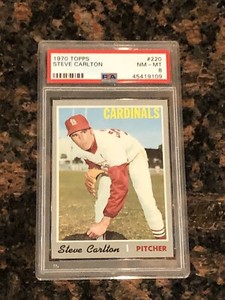 1970 Topps Steve Carlton #220 Baseball Card PSA 8