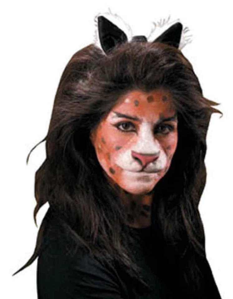 Nariz de Gato León Selva Animal Vestir Halloween Disfraz Maquillaje Látex Prótesis Foto 1 de 1