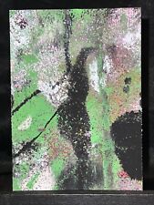 Original ACEO The Hidden Isle Yonder Medium Acrylic on Paper Signed by Artist