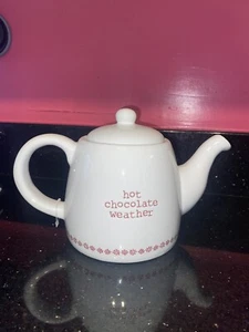 joseph a hot chocolate weather ceramic tea pot - Picture 1 of 5
