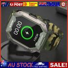 C20 1.71in Smart Watch 24 Sports Modes Bluetooth-Compatible 5.0 (Camo Green)