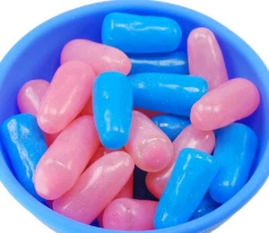 Caramelle di cotone Mike and ike 3 libbre caramelle sfuse alla frutta SPEDIZIONE GRATUITA 48 STATI - Foto 1 di 4
