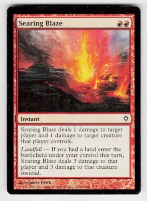 Worldwake #90 Searing Blaze - Image 1 of 2