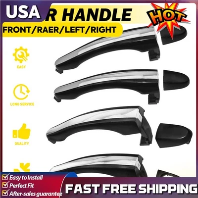 Задняя передняя правая левая загрунтованная наружная дверная ручка для Hyundai Azera 2006-10 2011 годов выпуска - Изображение 1 из 4