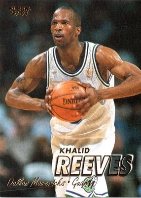 1997 Fleer Khalid Reeves #324 Dallas Mavericks Basketball Card - Image 1 of 2