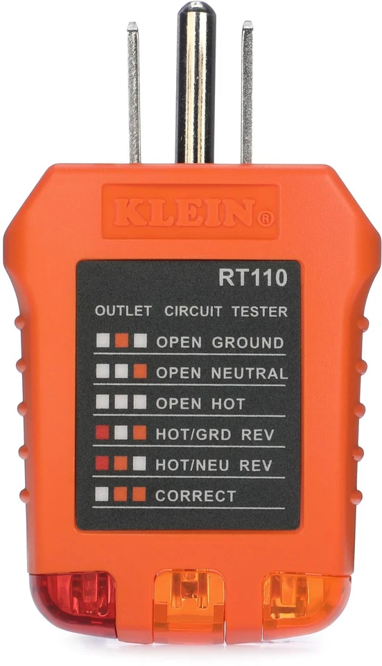 Klein Tools RT110 Power Outlet Receptacle Tester (3-pack) Bundle - Image 1 of 1