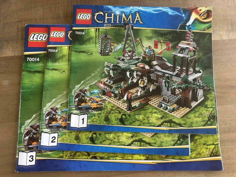 LEGO Legends of Chima 70014 The Croc Swamp Hideout Instructions Manuals Only - Image 1 of 1