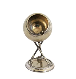 Cenicero inglés enchapado en plata Art Deco vintage 1930 - Imagen 1 de 4