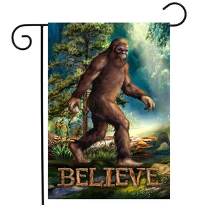 Briarwood Lane Believe Bigfoot Garden Flag - Picture 1 of 4