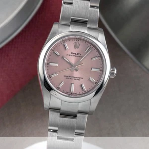 Rolex Oyster Perpetual 34 Automatik Edelstahl Damenuhr Ref. 124200 Papiere 2023 - Bild 1 von 14
