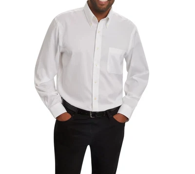 NWOT Kirkland Signature Men's Traditional Fit Dress Shirt White 17-35 (2001) - Image 1 of 4