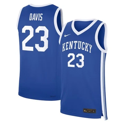 Kentucky Wildcats Anthony Davis #23 Nike Men's Royal NCAA Limited Player Jersey - Image 1 of 3