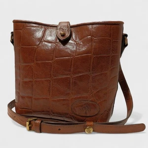 MULBERRY Shoulder Bag Purse Brown Leather Authentic - Picture 1 of 24