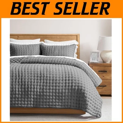 Soft Microfiber Quilt Bedding, California King, 3 Piece Set - Image 1 of 4