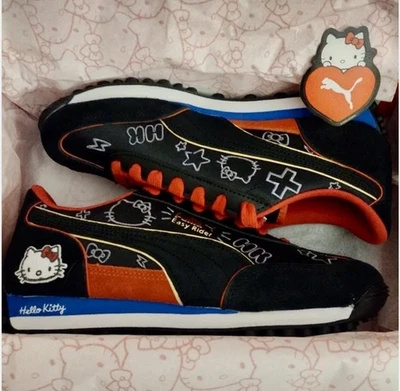 Hello Kitty x PUMA Easy Rider Goth Sneakers Women’s Size 6 NWT Sanrio Athletic - Image 1 of 4