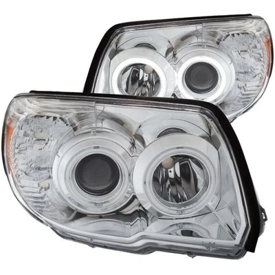 ANZO 111321 2009 fits Toyota 06-20 4Runner Projector Headlights w/ Halo Chrome Foto 1 de 4