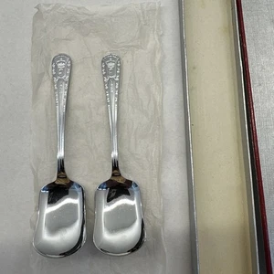 Vintage Elizabeth II 1953 Coronation Souvenir Spoons new - Picture 1 of 24
