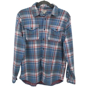 J. Crew Seaboard Plaid Shirt Mens XL Blue Rugged Lumberjack Outdoorsy Grunge NWT - Picture 1 of 22