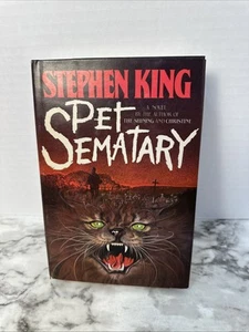 Stephen King Pet Sematary Novel Hard Back Book. - Picture 1 of 5