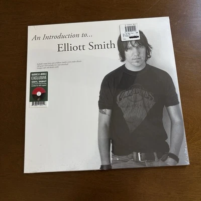 An Introduction to ELLIOTT SMITH red & black SPLIT VINYL LP sealed 2021 NEW - Image 1 of 3