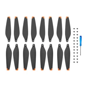 16PCS Propeller Blades Low Noise Props for DJI Mini 3 Pro Drone Black New - Foto 1 di 7