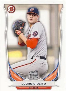 (50) 2014 Bowman Draft Picks LUCAS GIOLITO Rookie Card LOT #TP9 Nationals - Bild 1 von 1