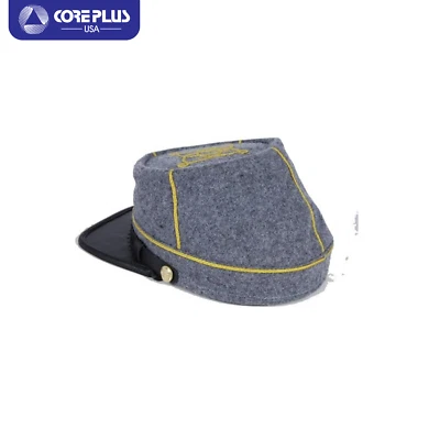 "Men's US Civil War Lieutenant Kepi - 1 Braid, Select Colors Available" - Image 1 of 4