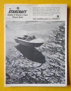 Original 1969 STARCRAFT Boats BROCHURE Model Specs - Picture 1 of 5
