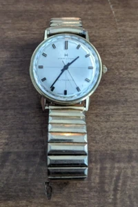 Rare Antique Mens  10k RGP Hamilton 1968 Accumatic A-606 Automatic Watch Runs - Picture 1 of 5