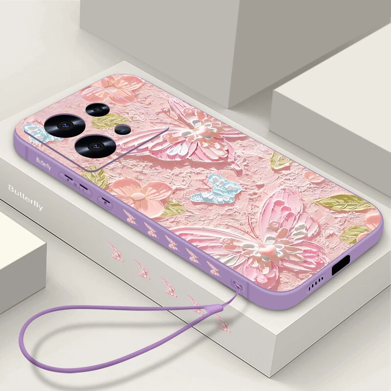 Lanyard For Xiaomi Poco X6 X5 Pro 13T Redmi Note 13 12 11 Shockproof Case Cover - Image 1 of 4