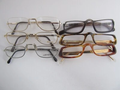 Lote de 6 marcos de media gafas vintage Lozza, Zimco, Eyetel, etc. NOS Foto 1 de 4