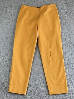 Piazza Sempione Womens Cropped Side Zip Mid Rise Audrey Pants IT 38 US 2 Exc - Image 1 of 4