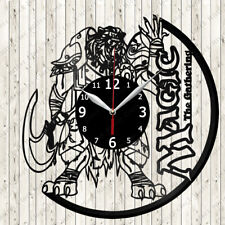 Magic The Gathering Vinyl Record Wall Clock Decor Handmade 6482
