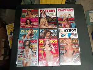 Playboy Magazine 2006 Full Year Lot 12 Issues Complete Set With Centerfolds - Picture 1 of 4